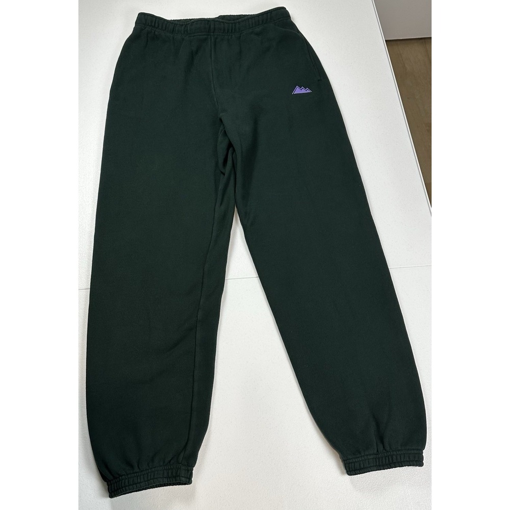 Aritzia TNA Cozy Fleece Mega Sweatpant ‎ Joggers Biome Green Size S Cotton Blend